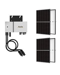 Austa Microinverter 600w With Solar Panels and Bracket Kit | KS 